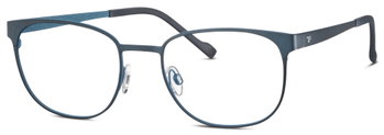 Das Bild zeigt die TItanflex Brille 822033 in Blau.